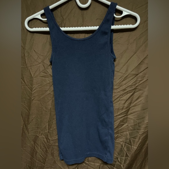 Old Navy Simple Navy Blue Stretchy Tank Size XS Womens US - Picture 3 of 5
